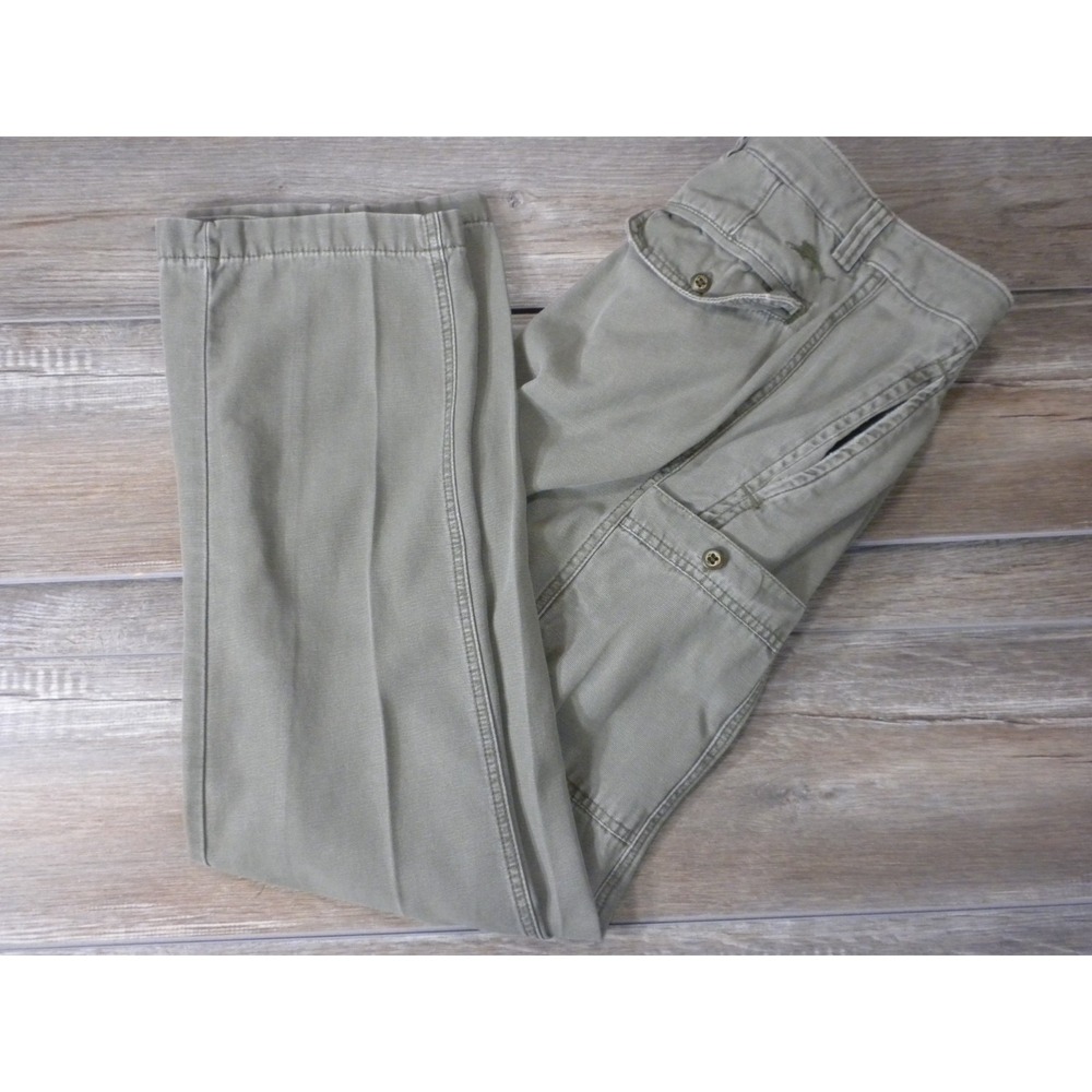 Tommy Bahama Relax Cargo Pants 33x32 Green Straight Coastal Casual Resortwear